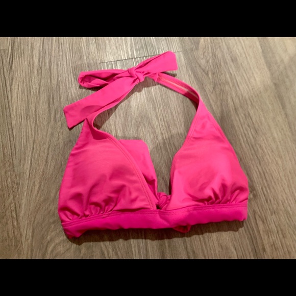 Pink Halter Bikini Top - Picture 1 of 3